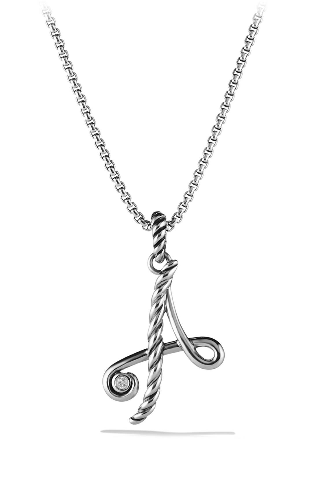 David Yurman 'Cable Collectibles' Initial Charm with Diamond Nordstrom