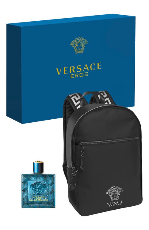 Versace Eros Eau de Toilette Spray & Backpack USD $142 Value