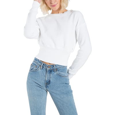 N:philanthropy Reeves Crop Sweatshirt, White