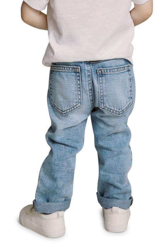 Next Kids' Ripped Nonstretch Denim Jeans In Blue