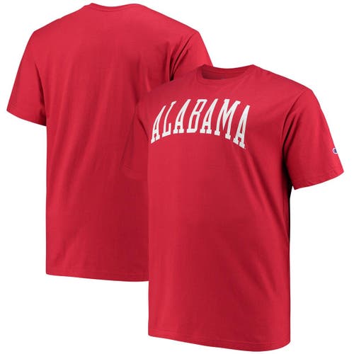 Men's Champion Crimson Alabama Crimson Tide Big & Tall Arch Team Logo T-Shirt at Nordstrom, Size 3Xlt