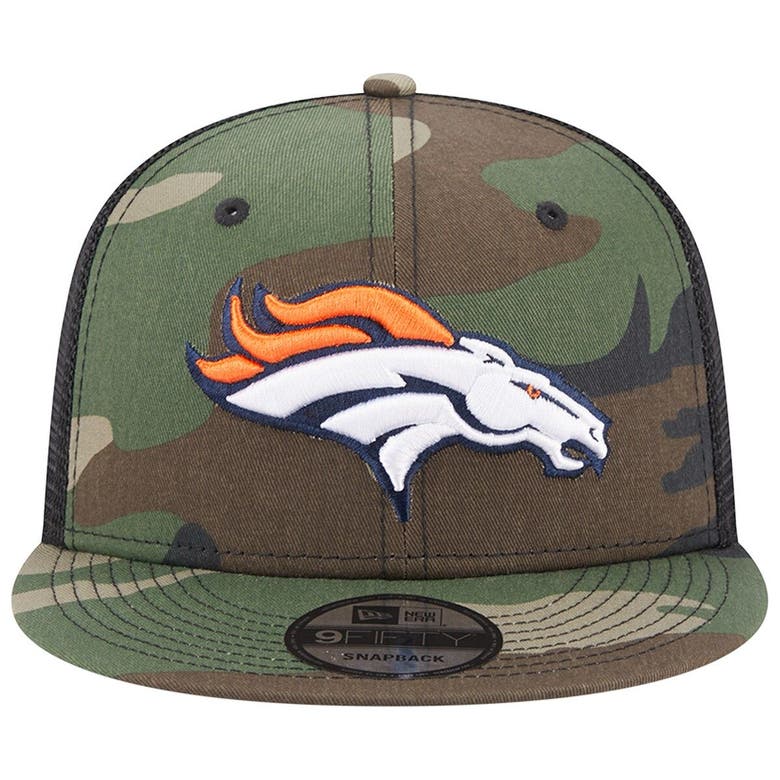 New Era Camo Denver Broncos Classic Trucker 9fifty Snapback Hat