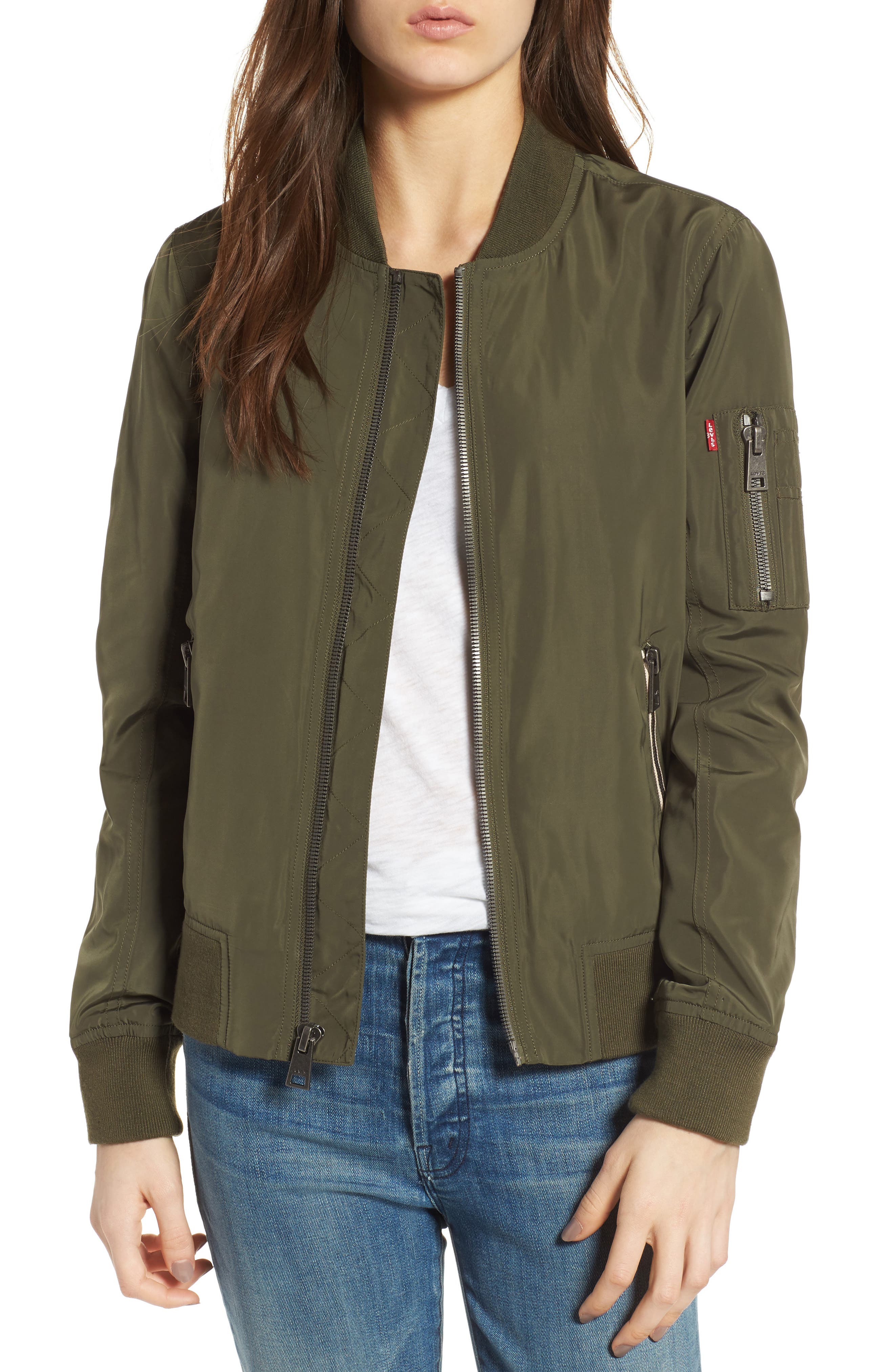 Levi's | MA-1 Satin Bomber Jacket | Nordstrom Rack