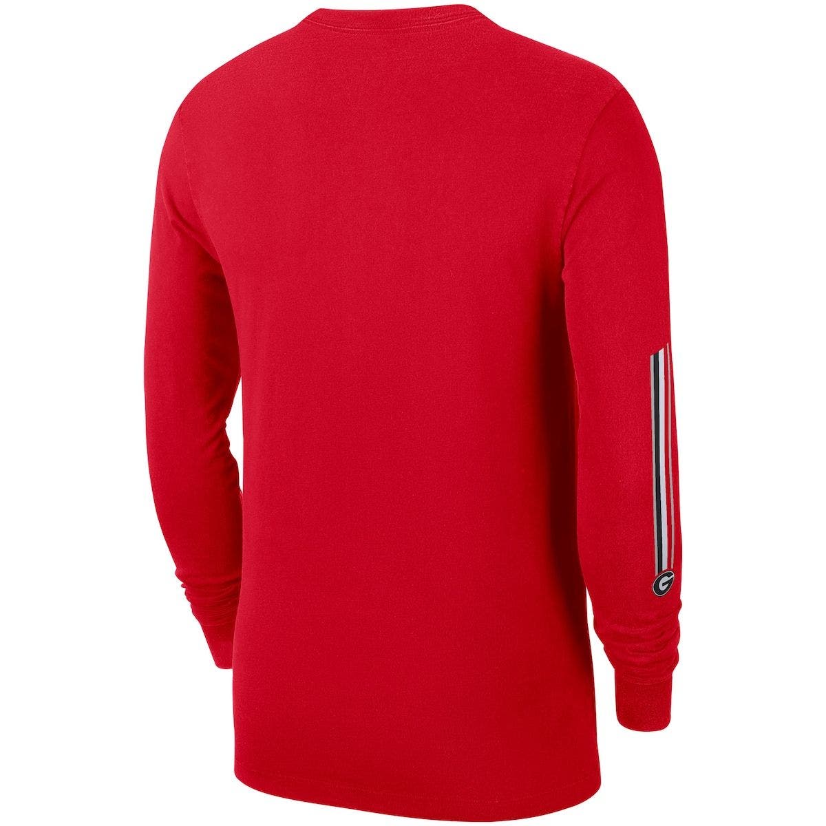nike long sleeve shirt red