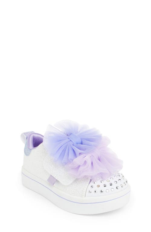 Shop Skechers Twi-lites 2.0 Sneaker In White/lavender