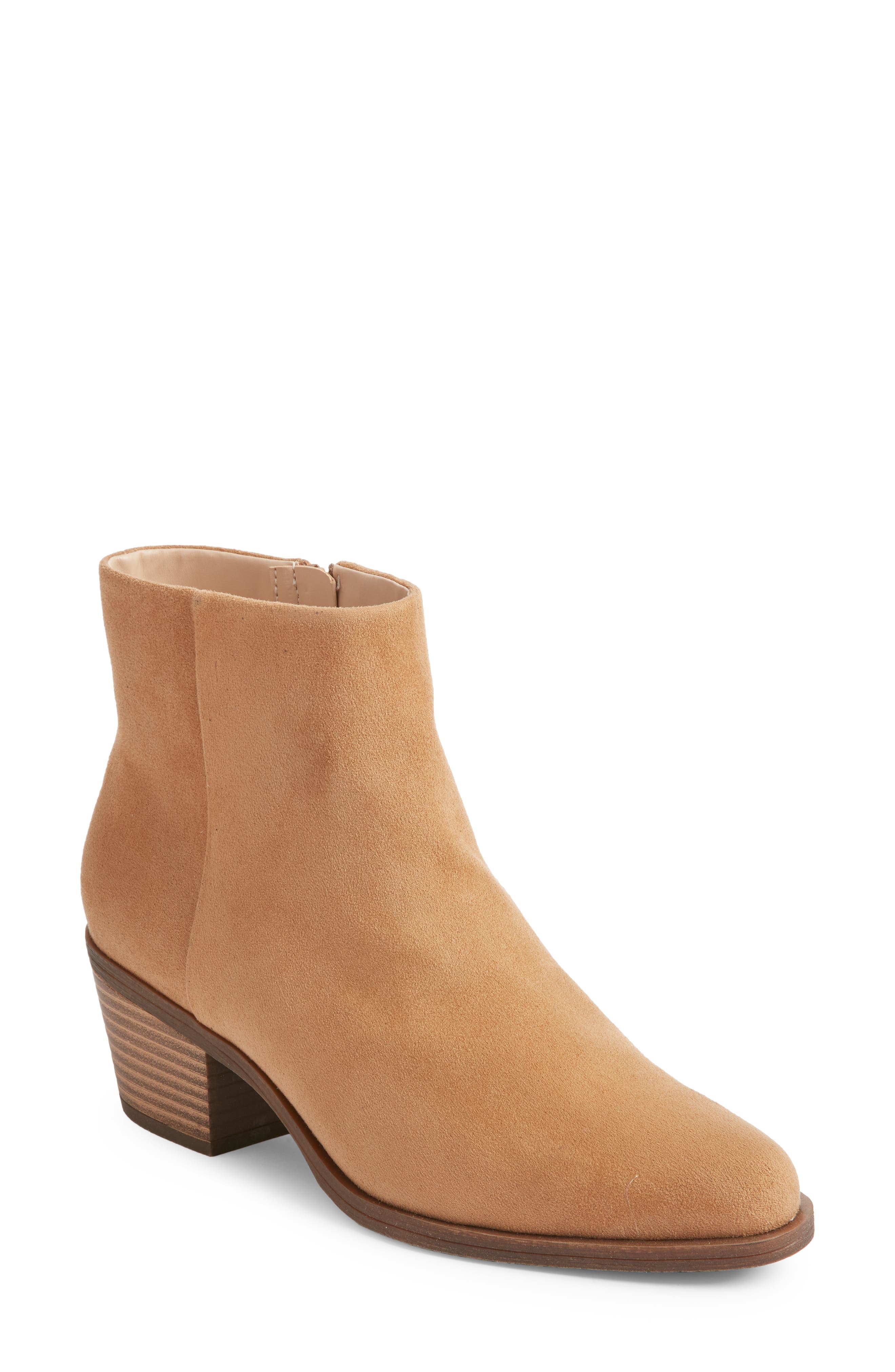 BP. Wallis Western Bootie in Beige Sand Smart Closet