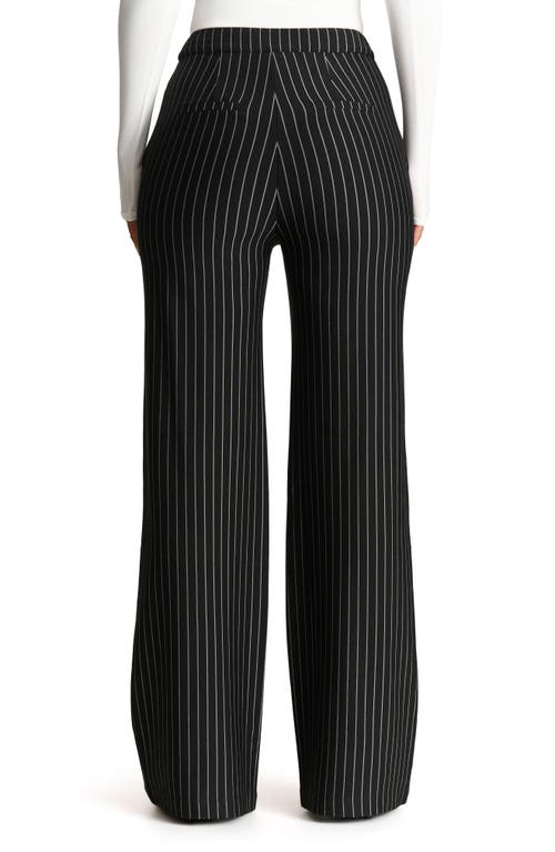 N BY NAKED WARDROBE N BY NAKED WARDROBE PINSTRIPE WIDE LEG PANTS