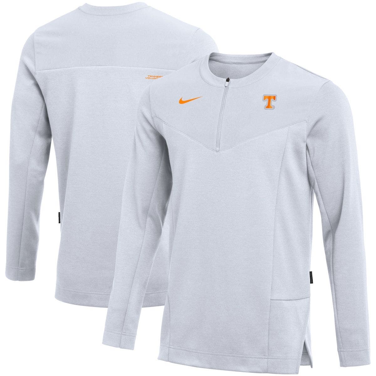 white nike quarter zip mens