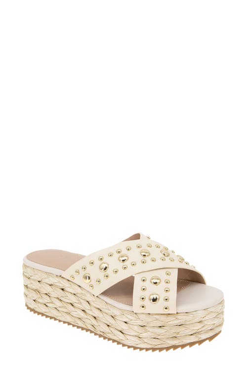 bcbg Gladda Platform Sandal Bianca at Nordstrom,