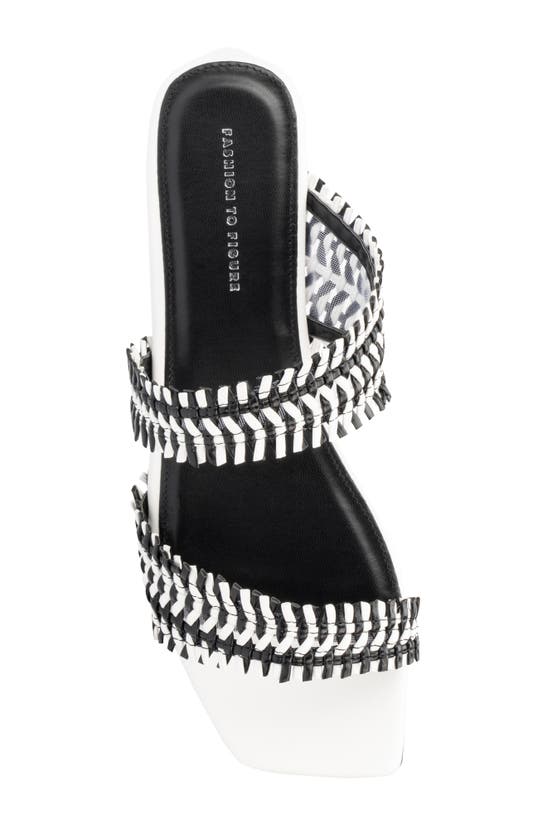 Fashion To Figure Pammy Sandal In Black/ White