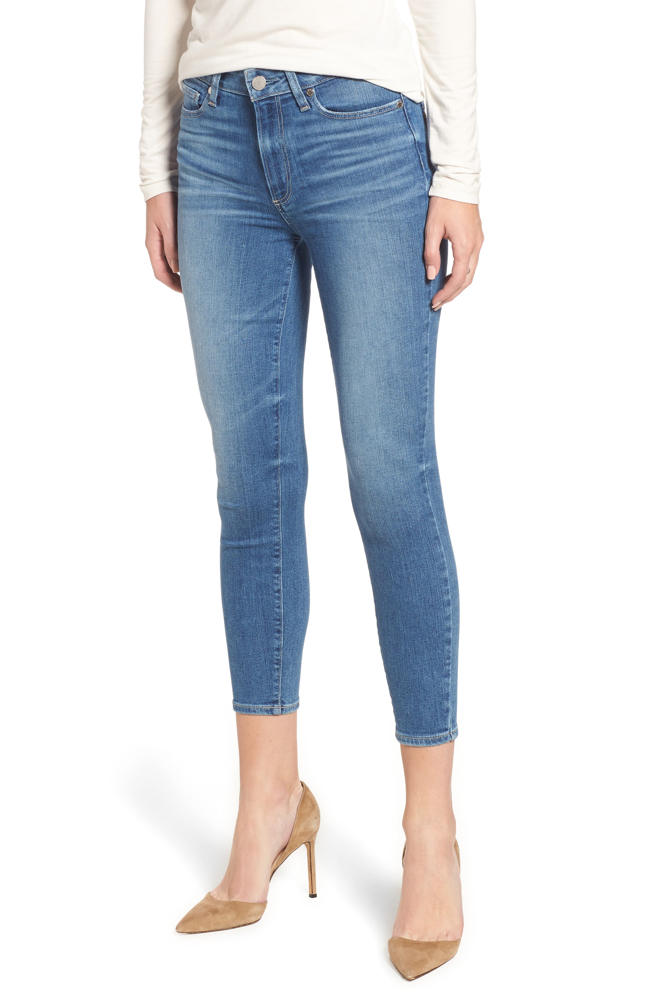 paige hoxton crop high rise ultra skinny