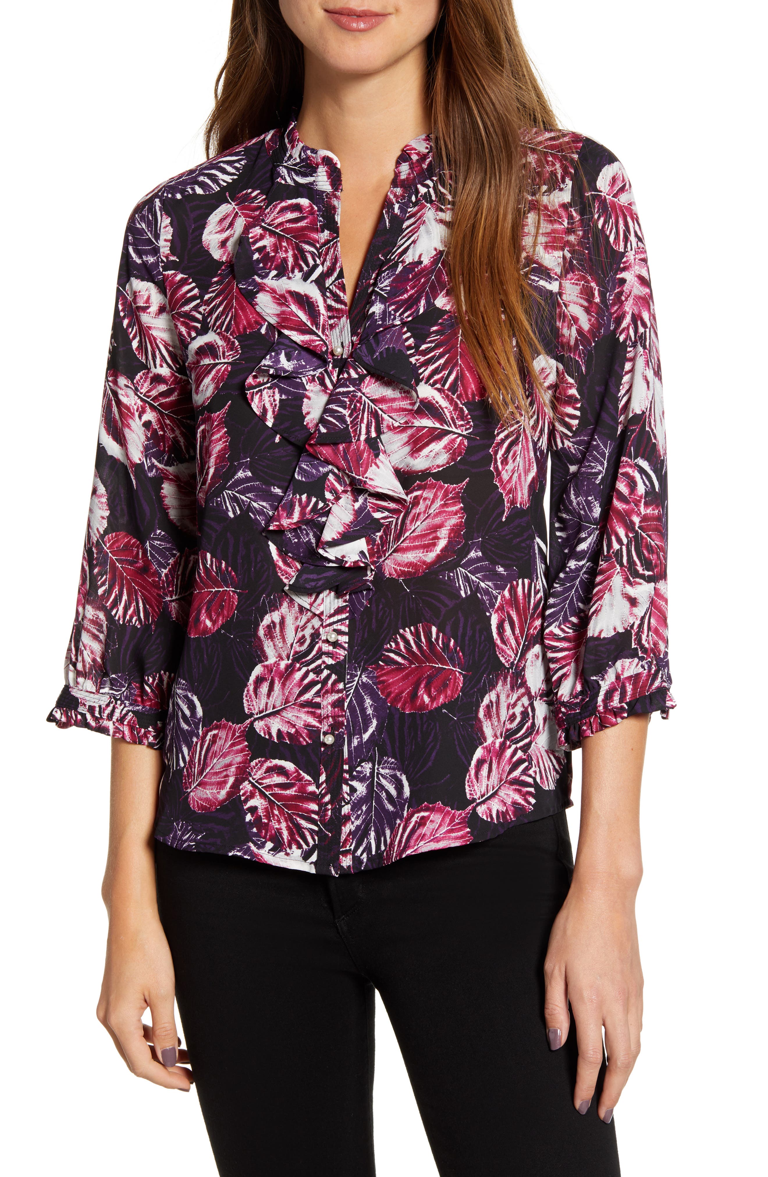 karl lagerfeld ruffle blouse
