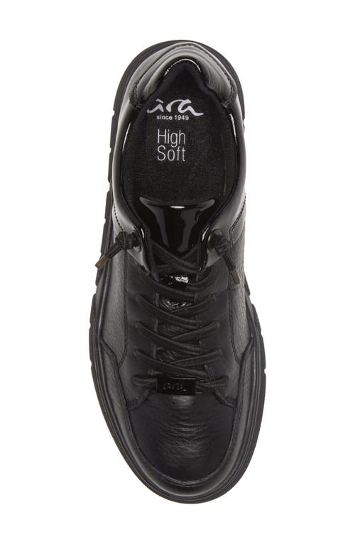 Shop Ara Regina Sneaker In Black Gauchosoft/murano Lack