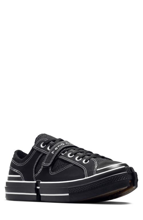 Converse X Feng Chen Wang 2-in-1 Chuck 70 Oxford Sneaker In Black/black