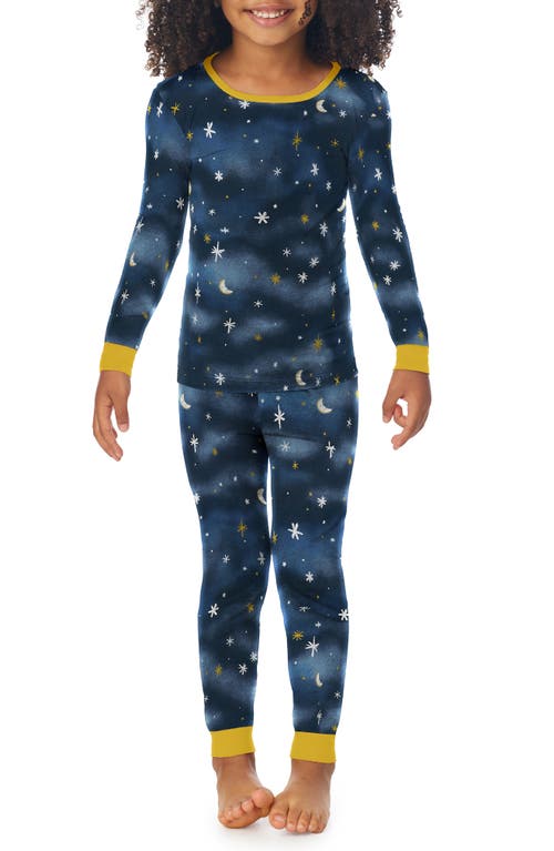 BedHead Pajamas Kids' Fitted Two-Piece Pajamas in Midnight