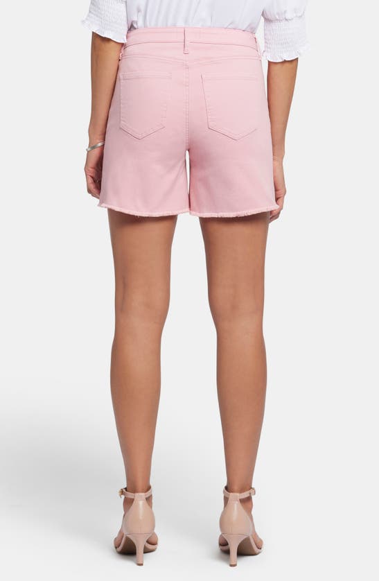 Nydj Frayed High Waist A-line Shorts In Aphrodite