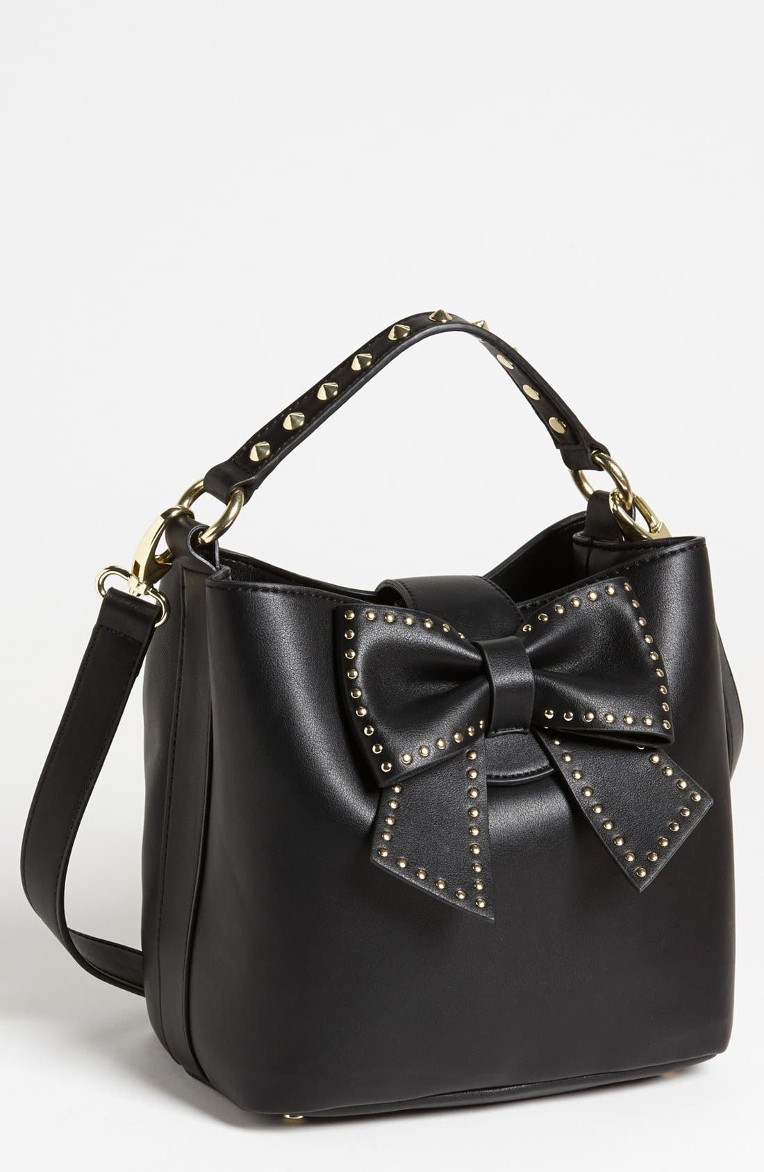 Betsey Johnson 'Hopeless Romantic' Faux Leather Shoulder Bag Nordstrom
