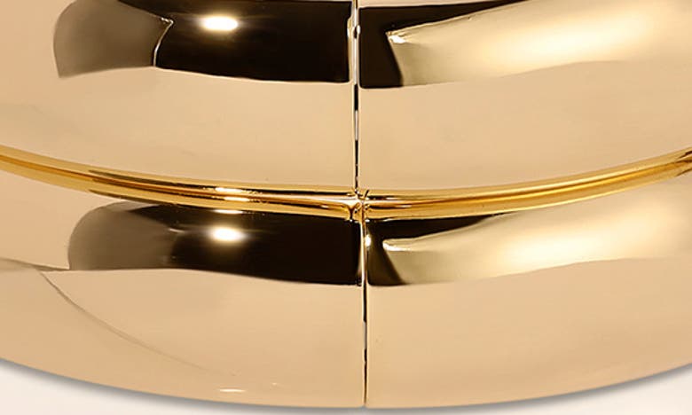 Ettika Simple Stackable Bangle Bracelet Set In Gold