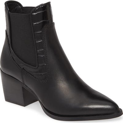 Steve Madden Alesso Pointed Toe Bootie, Black