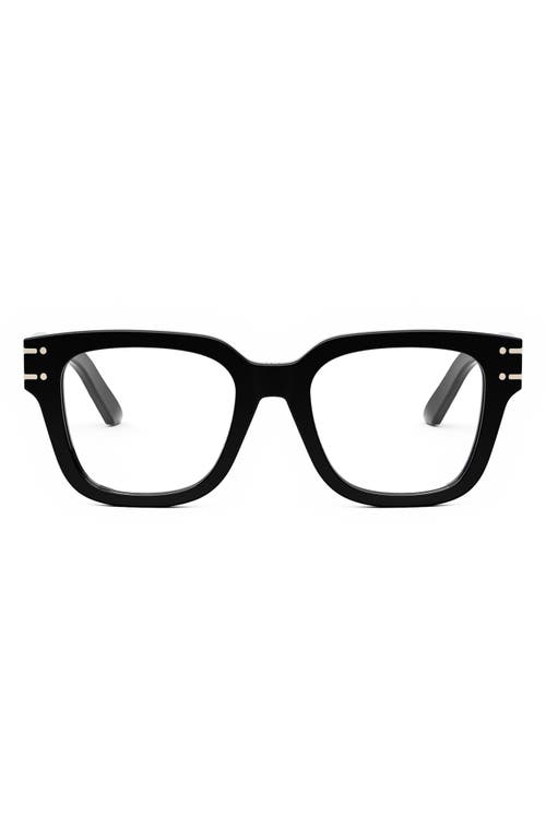 DIOR 'DIORSIGNATUREO S1I 52MM BLUE LIGHT BLOCKING GLASSES