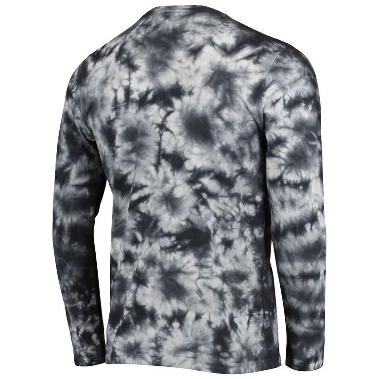 Women's New Era Black Las Vegas Raiders Tie-Dye Long Sleeve T-Shirt 