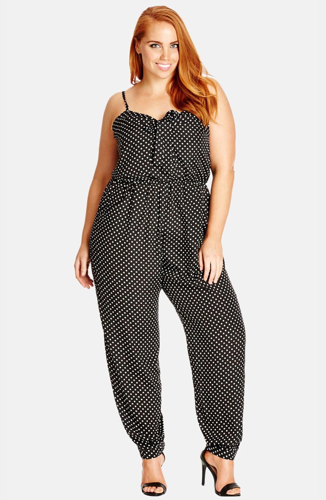 City Chic 'Sweet Spot' Jumpsuit (Plus Size) Nordstrom