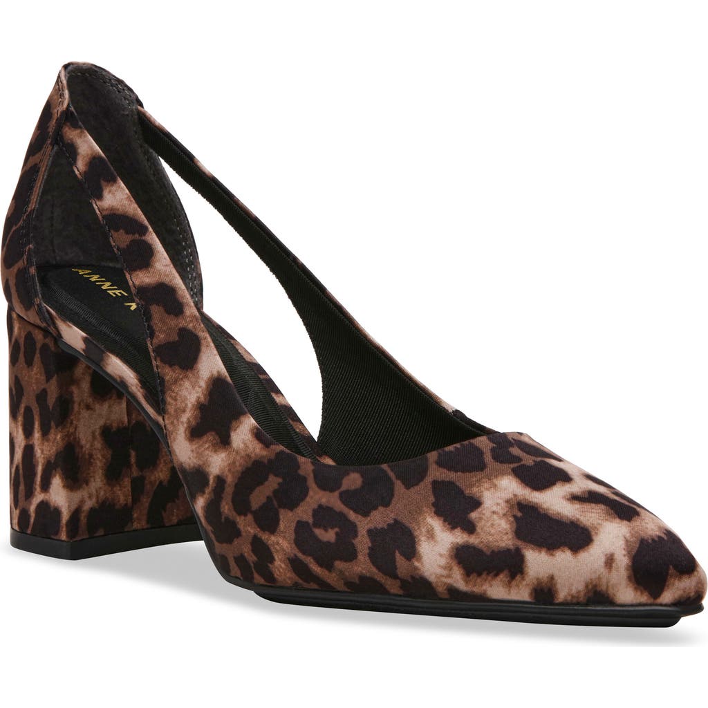 Anne Klein Women's Berkeley Block Heel Dress Pumps In Leopard