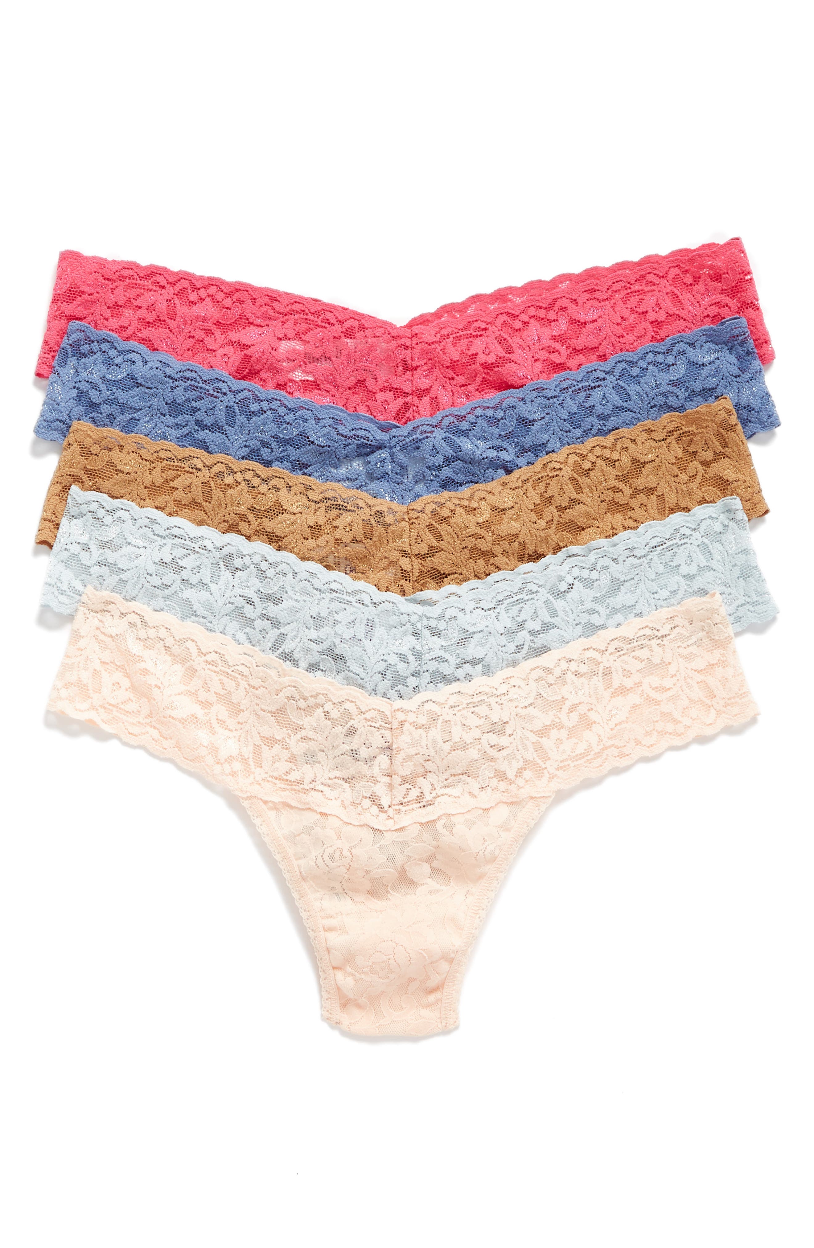 Hanky Panky 5Pack Low Rise Thong Nordstrom