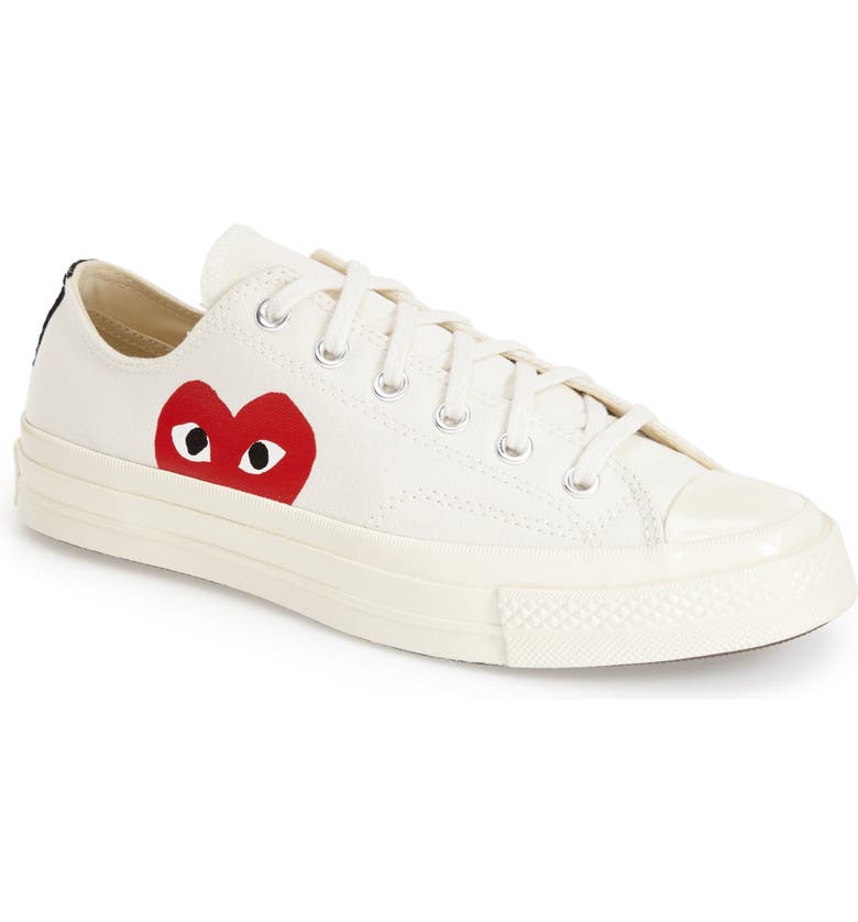 Comme Des Garcons Play X Converse Chuck Taylor Low Top Sneaker Unisex Nordstrom