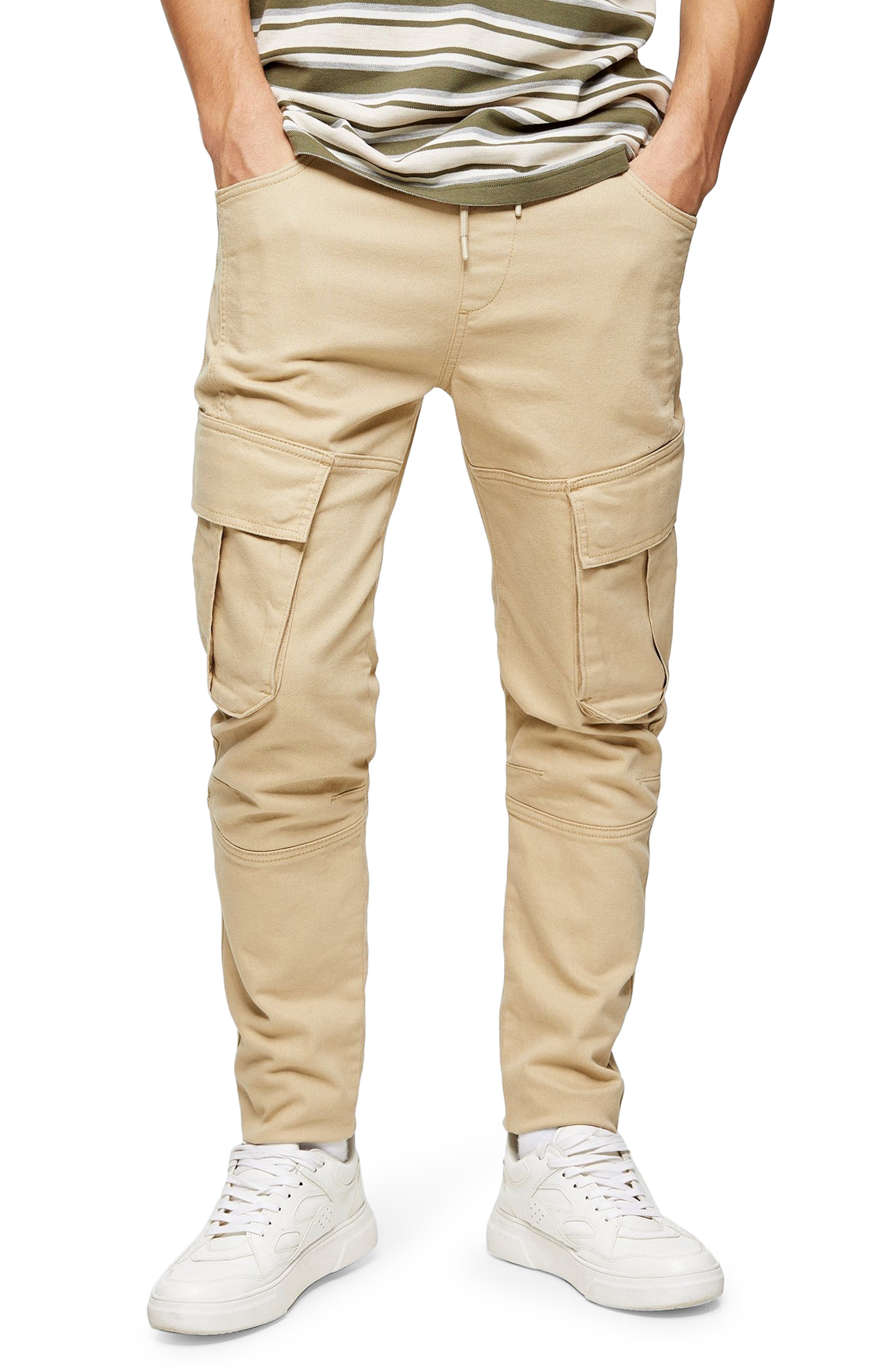 topman slim fit cargo jeans