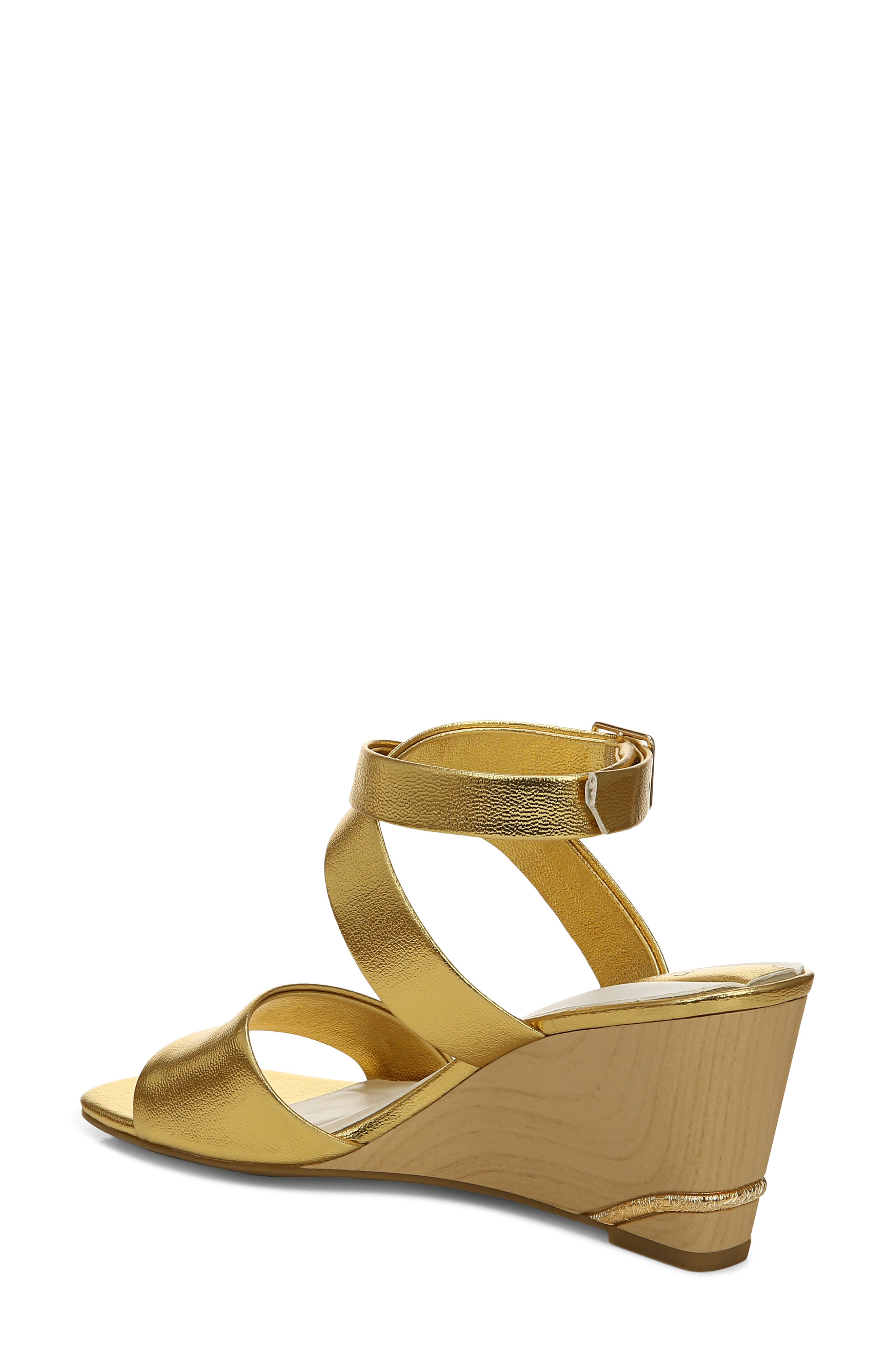 gold wedge sandals nordstrom