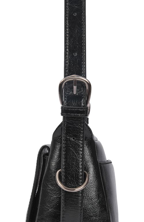 ORYANY ORYANY MOTO LEATHER CROSSBODY BAG 