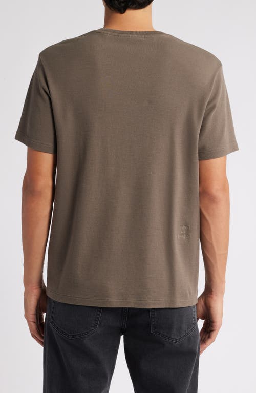 Frame Duo Fold Cotton T-shirt In Taupe