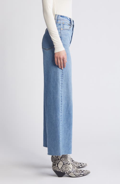 Shop Rag & Bone Flexi Sofie Raw Hem High Waist Wide Leg Jeans In Monterosso