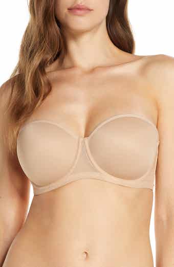 NWT Fantasie Women's Smoothing Moulded Strapless Convertible Bra Nude 36G