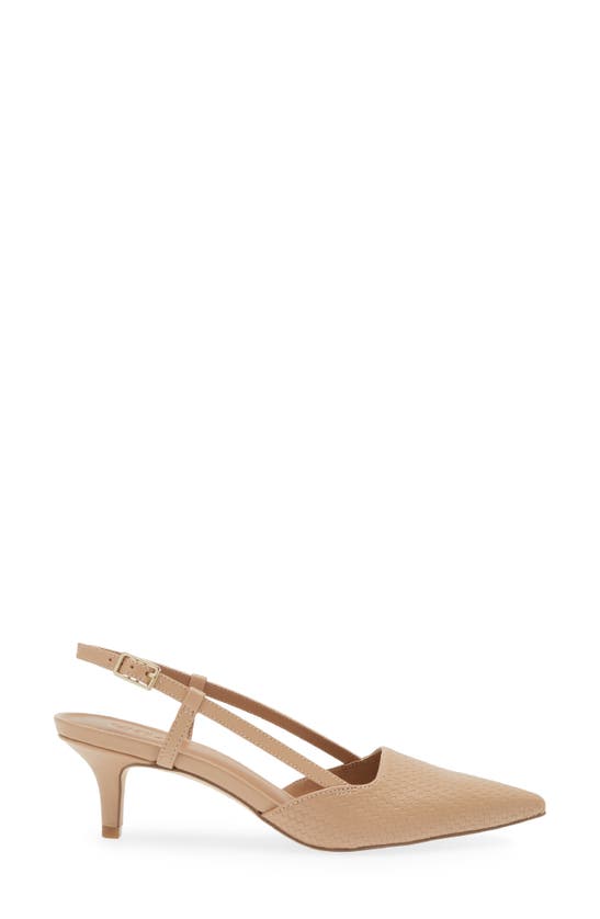 Shop Nordstrom Rack Palmer Singback Pump In Tan Light