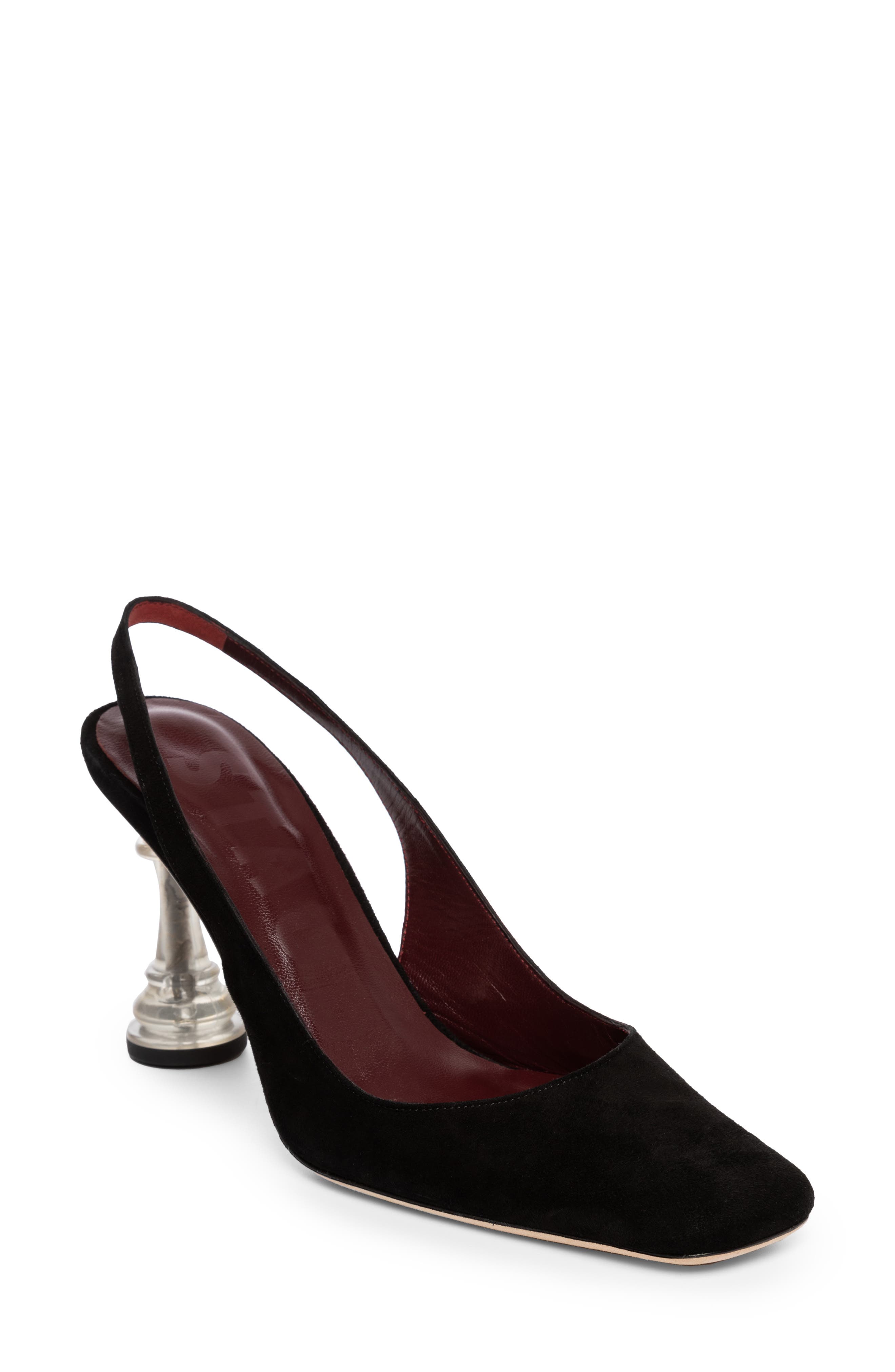 STAUD Chess Slingback Pump in Black at Nordstrom, Size 6.5Us