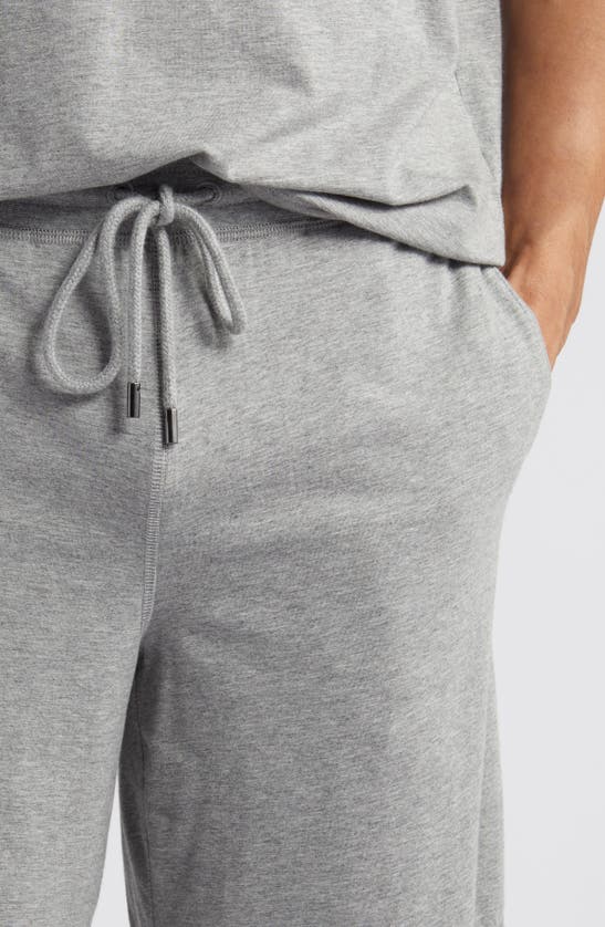 Shop Daniel Buchler Cotton & Modal Pajama Shorts In Grey Heather