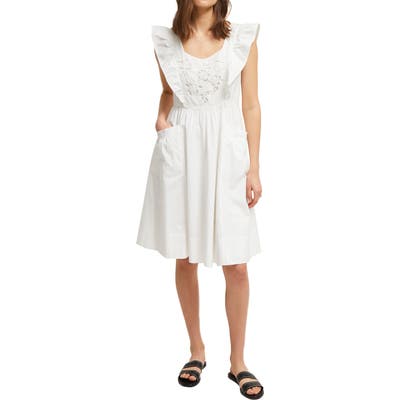 French Connection Vintage Amanda Dress, White