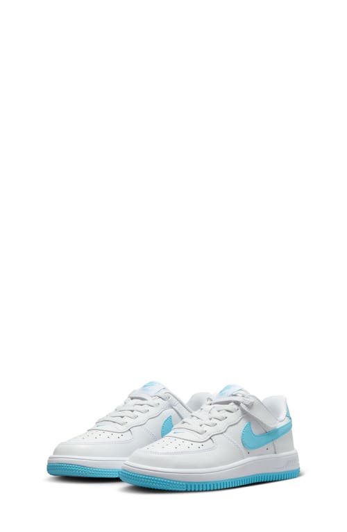 Shop Nike Air Force 1 Low Easyon Sneaker In White/aquarius Blue/white