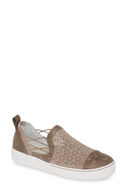 Erin Sneaker in Taupe Leather