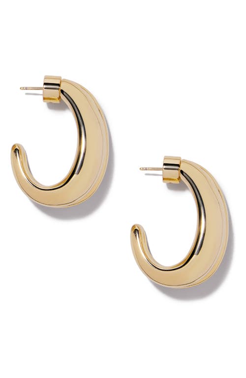 Jennifer Fisher Chavez Huggie Hoop Earrings in Gold 