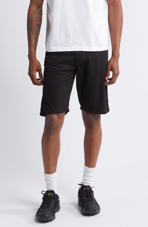 Cotton Ripstop Carpenter Shorts in Black