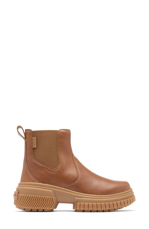 Shop Sorel Ona Ave Waterproof Chelsea Boot In Velvet Tan/gum 2