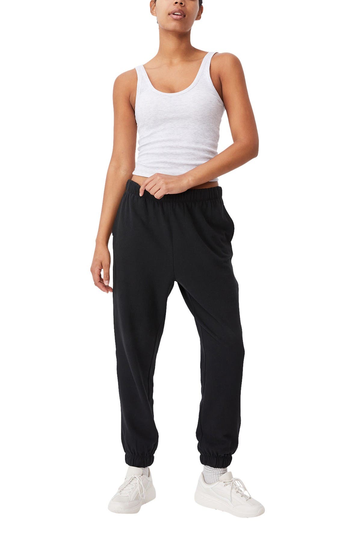 cotton on high waisted track pants