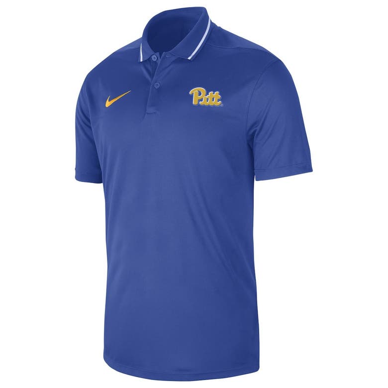 Nike Royal Pitt Panthers 2023 Sideline Coaches Performance Polo