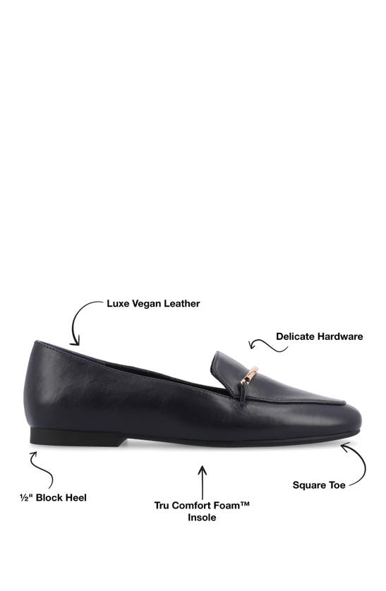 Shop Journee Collection Wrenn Loafer In Navy