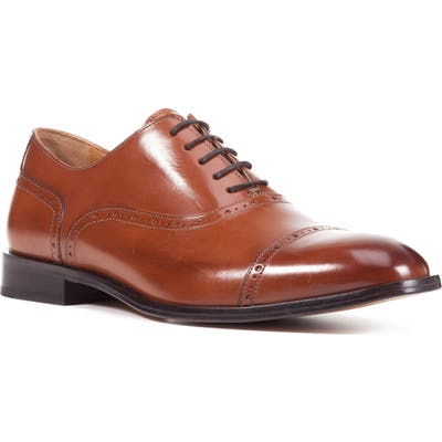 Geox Saymore Cap Toe Oxford, Brown