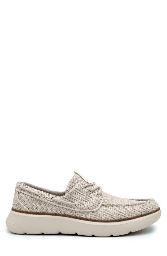 Delo Go Green Slip-on Boat Shoe In Beige