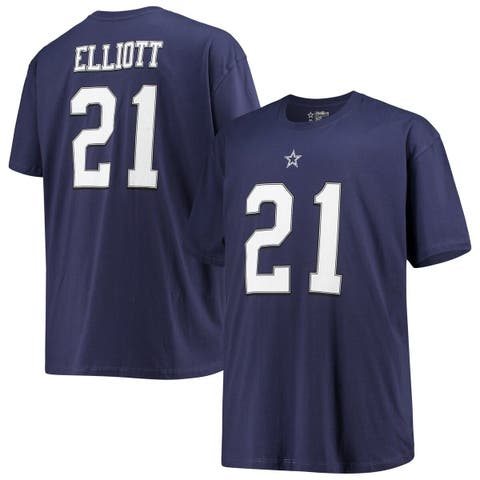 Men's Ezekiel Elliott Jersey Print Scrub Top